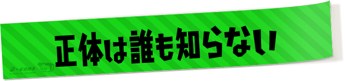 正体は誰も知らない