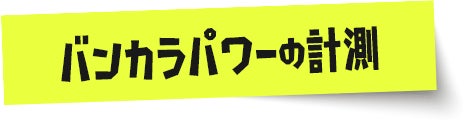 (Ver.4.0.0で追加)バンカラパワーの計測