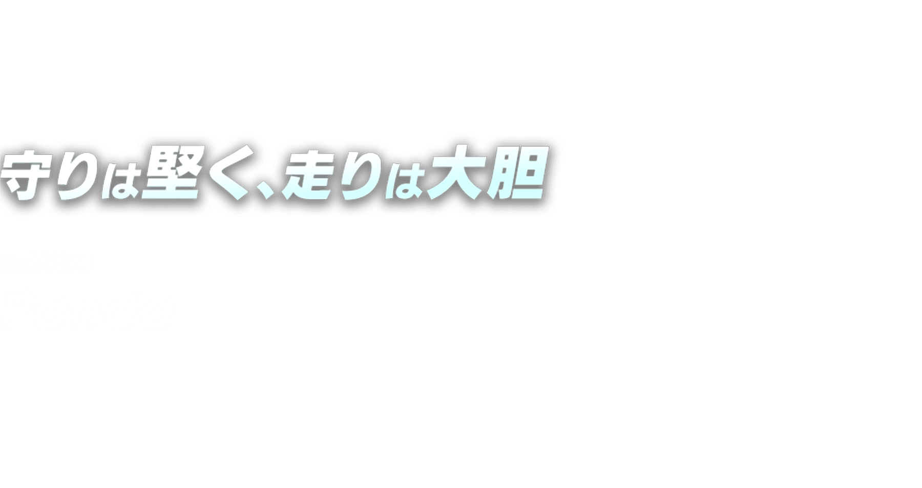 守りは堅く、走りは大胆 オーストラリア/ニュージーランド代表 Panda