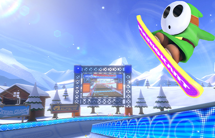 Wii DKスノーボードクロス