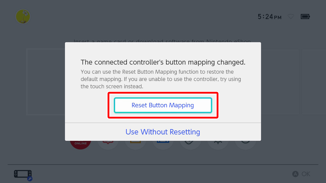 Reset Button Mapping