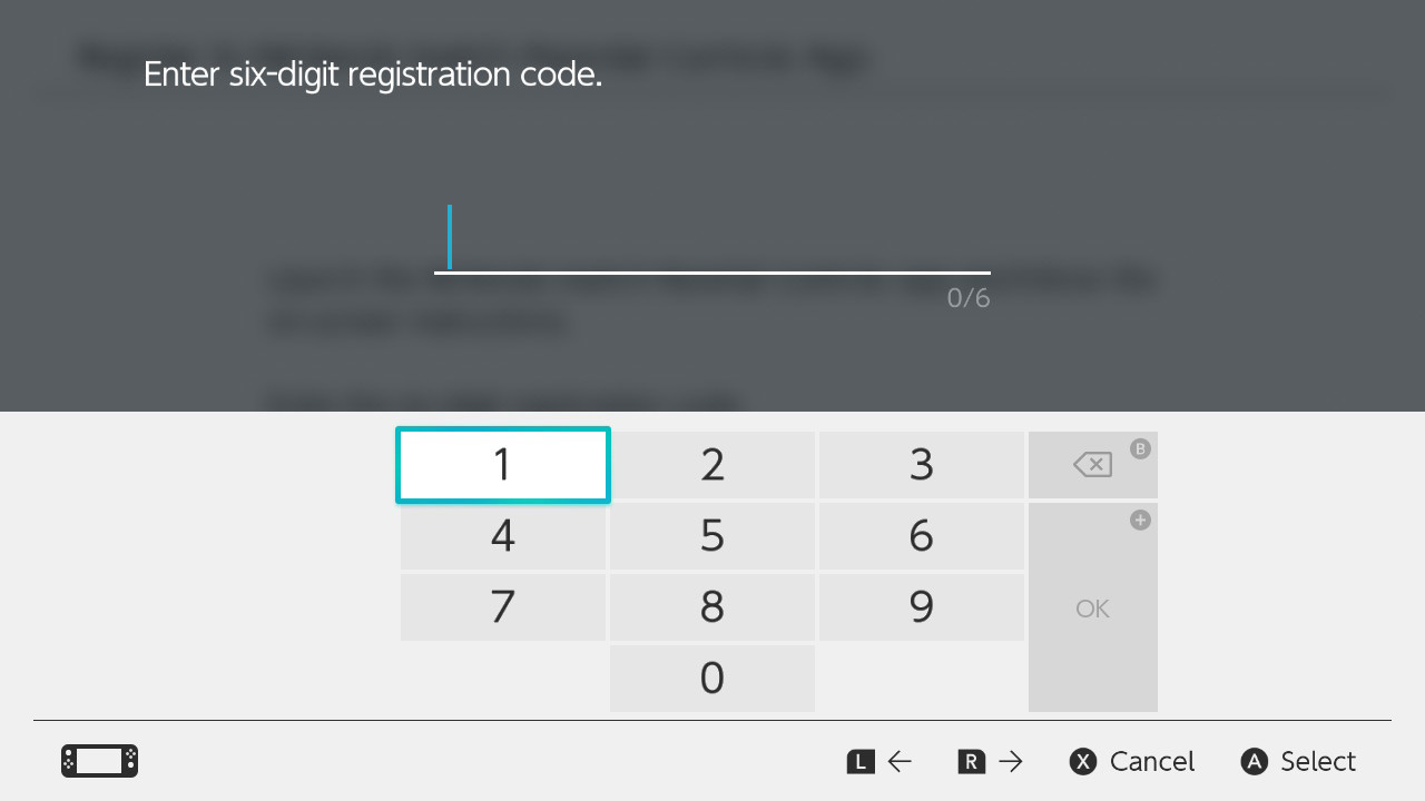 Parental Controls: Registration code