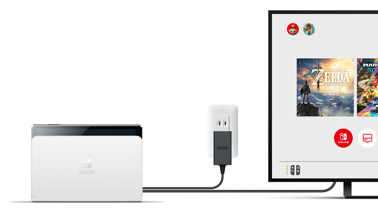 If the Nintendo Switch's screen is shown on your television, you don't need to do anything else.