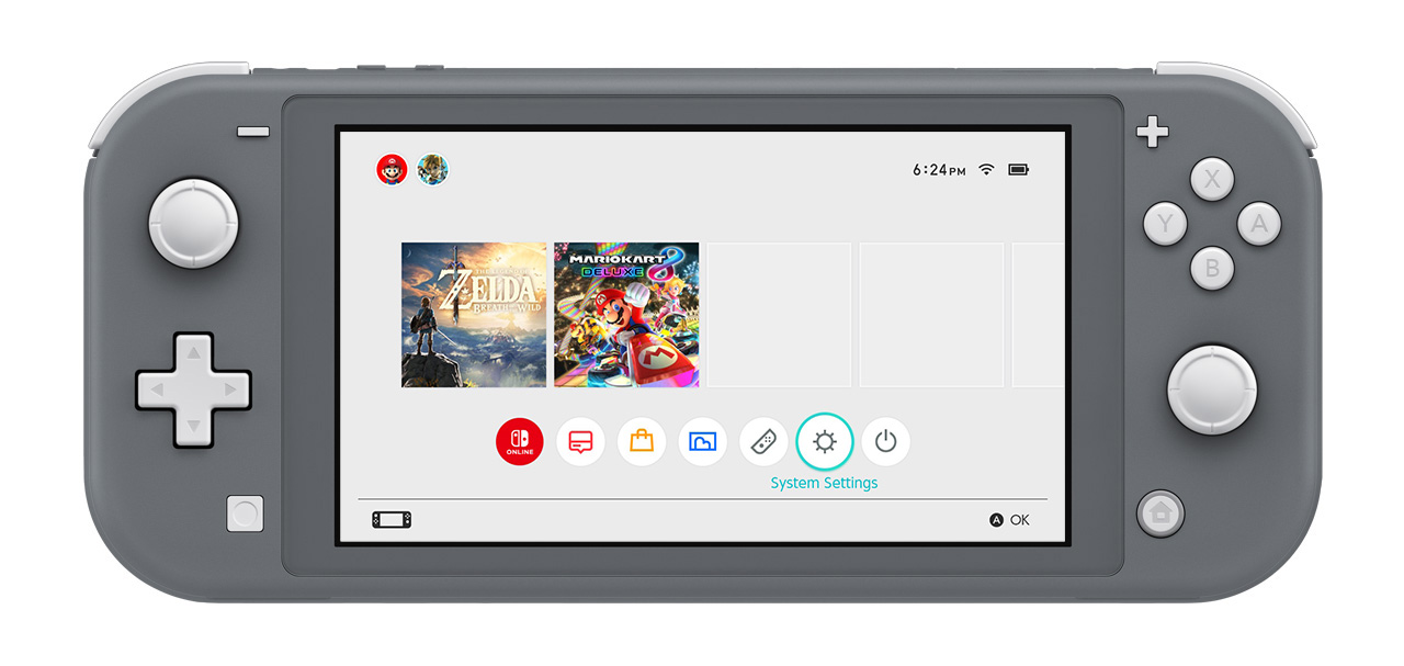 When the system is turned on, it will automatically start the first-time setup process. Please follow the on-screen instructions.