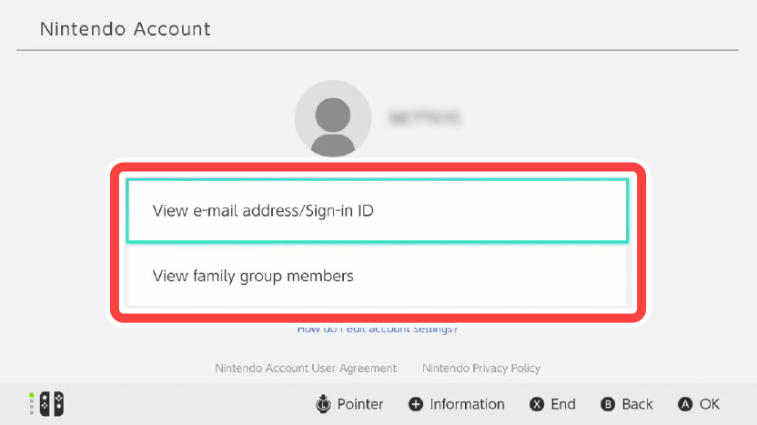 Select the information you'd like to check.