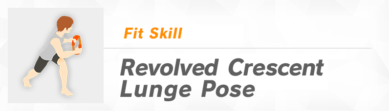 Revolved Crescent Lunge Pose