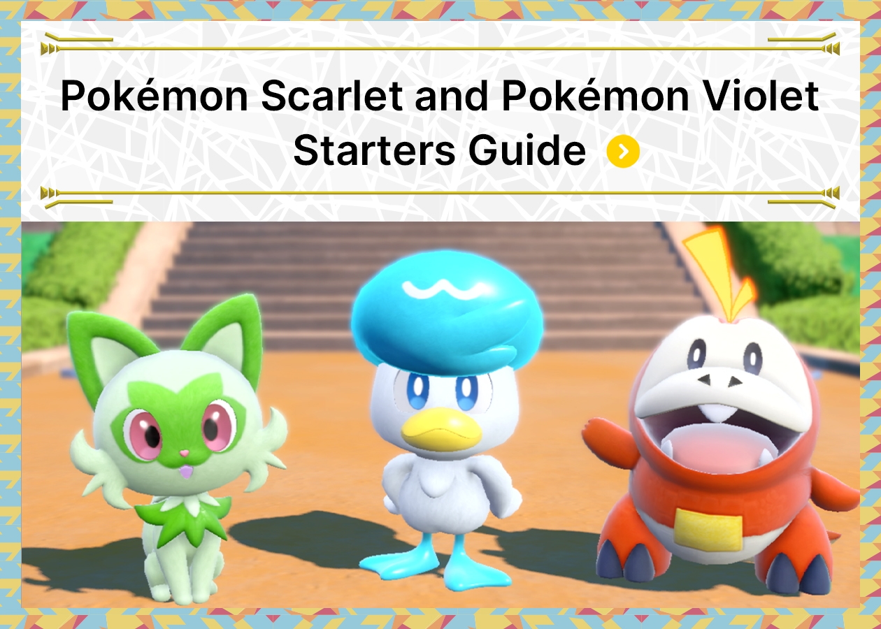 Pokémon Scarlet and Pokémon Violet Starter Guide
