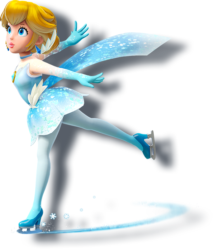 Figure Skater Peach