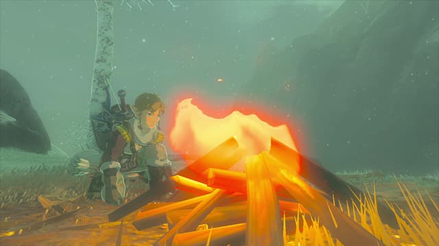 Days with bad weather are perfect for camping