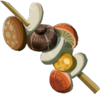 Electro Mushroom Skewers