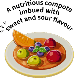 A Nutritious compote imbued with sweet and flavour