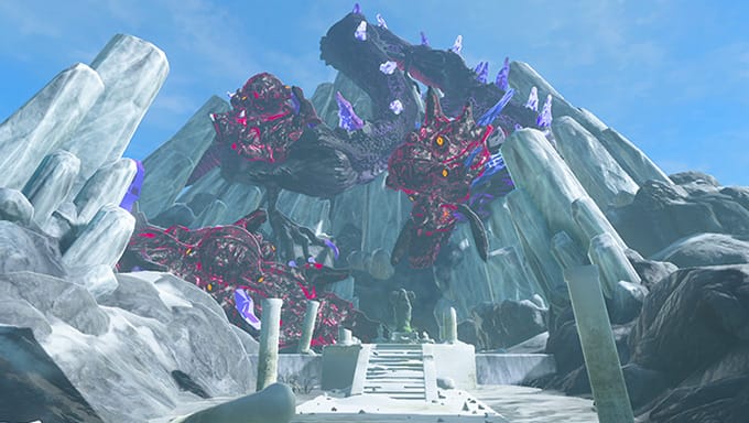 The cursed dragon of Mount Lanayru