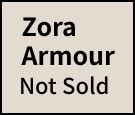 Zora Armour Not Sold